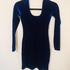 Velvet American Apparel blue bodycon dress